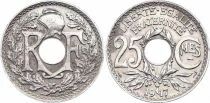 Francia 25 Centimes,  Monogram RF - 1917 - AU