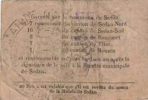 Francia 25 Centimes - Sedan Region - 26-02-1916 - Serial 156