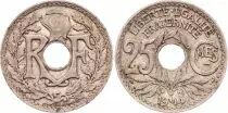 Francia 25 Centimes Lindauer - 1914 - Cmes Underlined