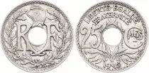 Francia 25 Centimes Lindauer - 1915 Underlined