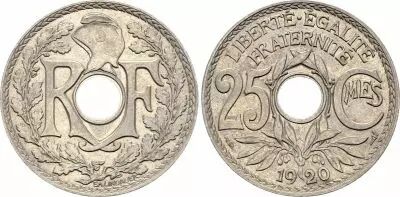 Francia 25 Centimes Lindauer - 1920