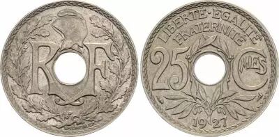 Francia 25 Centimes Lindauer - 1927