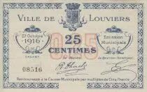 Francia 25 Centimes Louviers Emission municipale