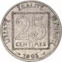 Francia 25 Centimes Republic - 1903
