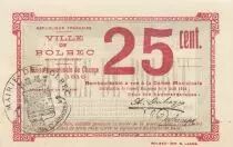 Francia 25 Cents -Chamber of Commerce - Bolbec - 04-08-1914