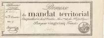 Francia 25 francs - Mandat Territorial - s&eacute;rie 15 - Num 63210 - 1796