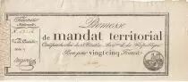 Francia 25 francs - Territorial mandate - serial 15 - Num 63206 - 1796