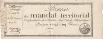 Francia 25 Francs - Territorial mandate with serial 27 - 28 Ventose An IV (18.03.1796)