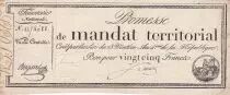 Francia 25 Francs - Territorial mandate without serial - 28 Ventose An IV (18.03.1796) - VF