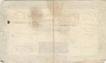 Francia 25 Livres - Black print - 06-06-1793 - Sign. Jame - Serial 2169