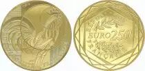 Francia 250 Euro Or - Rooster - 2016  - UNC - GOLD