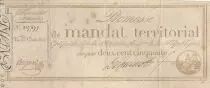 Francia 250 Francs - Territorial mandate without serial - 1796 - F+