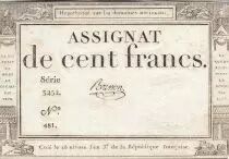 Francia 250 Livres - 18 Nivose An III - 07-01 -1795 - Sign. Brisson - Serial 3252