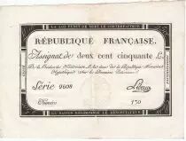 Francia 250 Livres 7 Vendemiaire An II - 28.9.1793 - Sign.  Libourd - XF