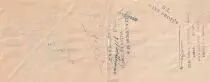 Francia 28.50 francs - Receipt for bank cheque - Construction of casks and barrels of all sizes - 1912