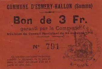 Francia 3 F Esmery-Hallon n� 791