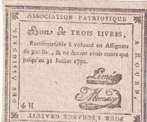 Francia 3 Livres - Rouen - 1792