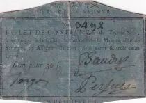 Francia 30 Sols - Maine et loire - District de Saumur - 30-12-1791