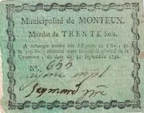Francia 30 sols - Municipality of Monteux - Vaucluse