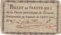 Francia 30 sols - Orne - Patriotic fund of Nonant - ND