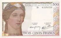 Francia 300 Francs Ceres - 06-10-1938  - Serial D.