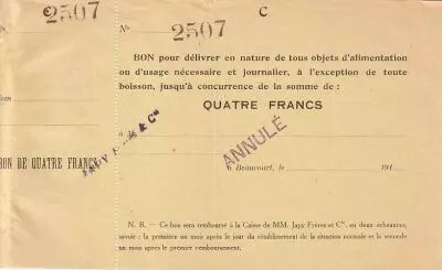 Francia 4 F Beaucourt Annul�
