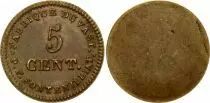 Francia 5 Cent, Fabrique du Vast - P. F. Fontenilliat - 1795