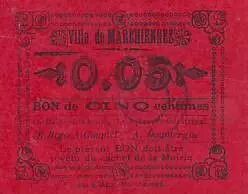 Francia 5 cent. Marchiennes