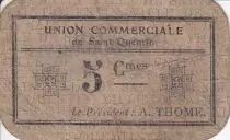 Francia 5 cent. Saint-Quentin Fleurette 1