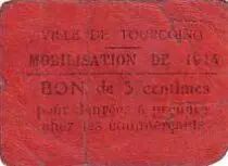 Francia 5 cent. Tourcoing Mobilisation de 1914