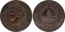 Francia 5 Centimes Ceres - 1871 A Paris - Fine - Cleaned