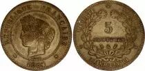 Francia 5 Centimes Ceres - Third Republic - 1884 A Paris - KM.821