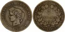 Francia 5 Centimes Ceres - Third Republic - 1896 Beam A Paris