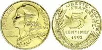 Francia 5 centimes Lagriffoul - 1991 BU frappe m&eacute;daille