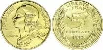 Francia 5 centimes Lagriffoul - 1991 BU frappe m&eacute;daille