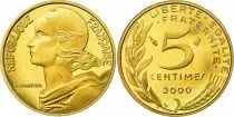 Francia 5 Centimes Lagriffoul - 2000 BU