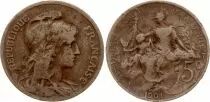 Francia 5 Centimes Liberty head - 1901