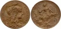 Francia 5 Centimes Liberty head - 1901