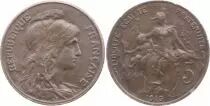 Francia 5 Centimes Liberty head - 1916