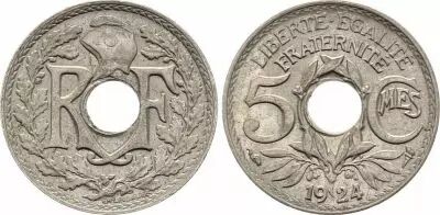 Francia 5 Centimes Lindauer - 1924