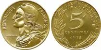 Francia 5 Centimes Marian - 1975 UNC