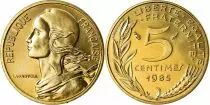 Francia 5 Centimes Marian - 1985 from UNC set