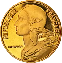 Francia 5 centimes Marianne - 1991 - Proof