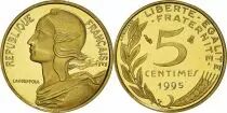 Francia 5 Centimes Marianne - 1995 Proof