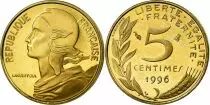 Francia 5 Centimes Marianne - 1996 Proof