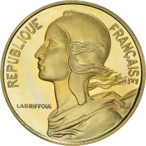 Francia 5 centimes Marianne - 1998 - Proof