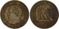 Francia 5 Centimes Napol&eacute;on III - Nude Head 1853 W Lille