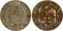 Francia 5 Centimes Napol&eacute;on III - Nude Head 1854 B Rouen