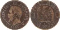 Francia 5 Centimes Napol&eacute;on III - Nude Head 1855 W Lille