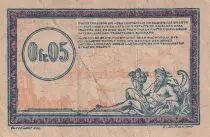 Francia 5 Centimes Regie des chemins de Fer - 1923 - Serial D.1 - F to VF - R.1